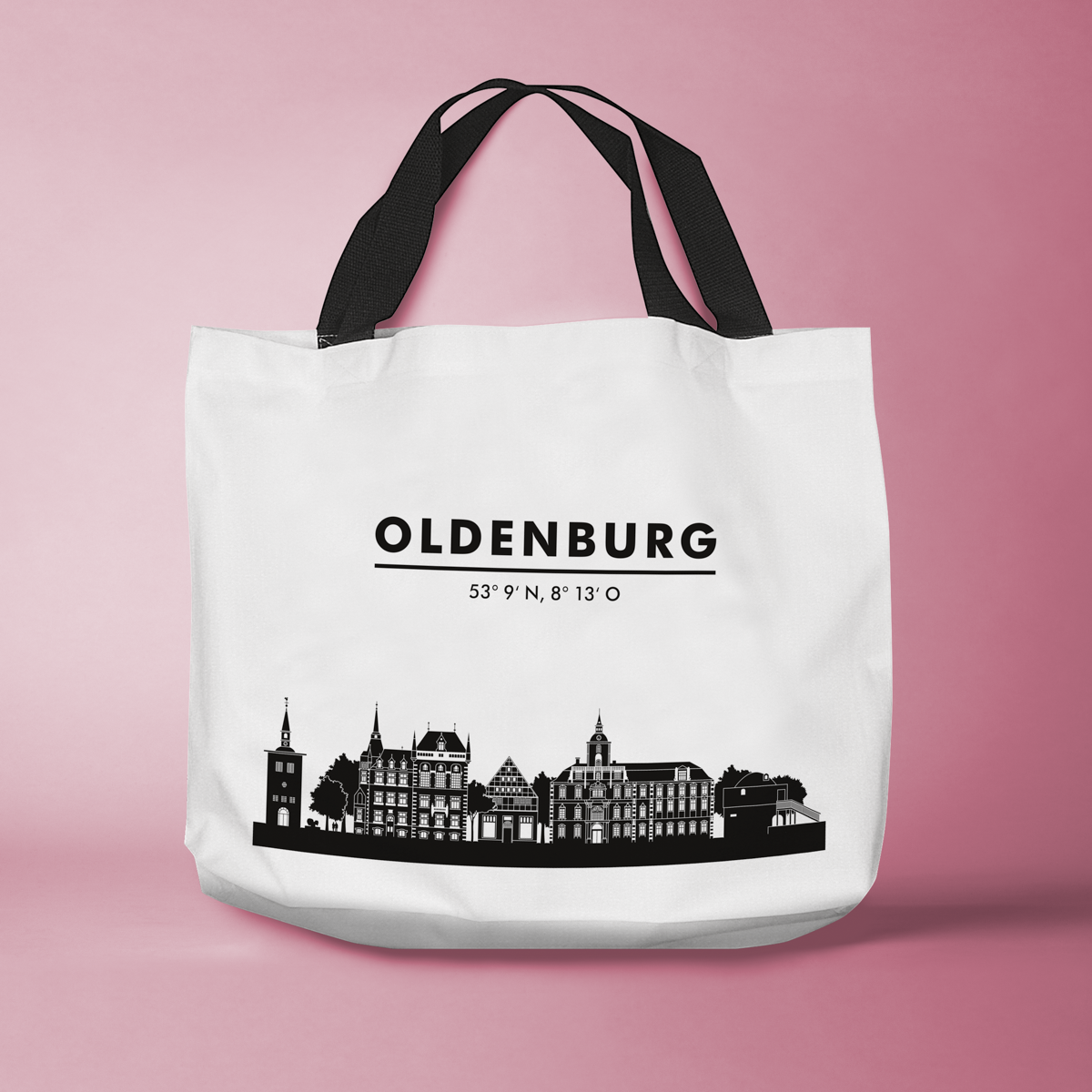 Skyline Oldenburg Tasche - Silhouette 