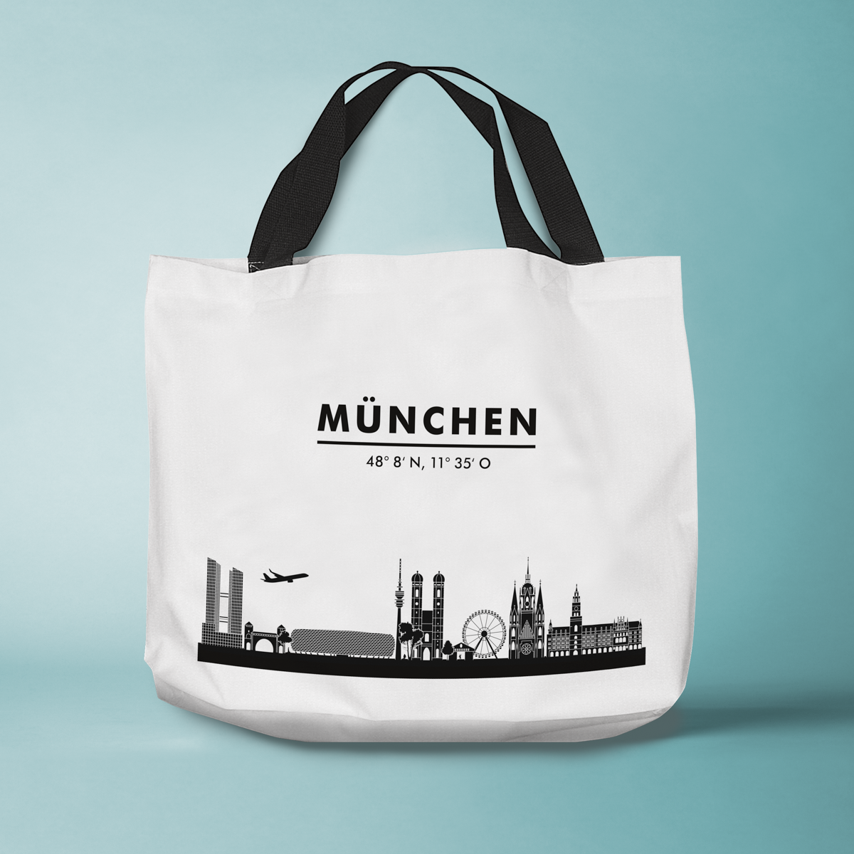 Skyline München Tasche - Silhouette 