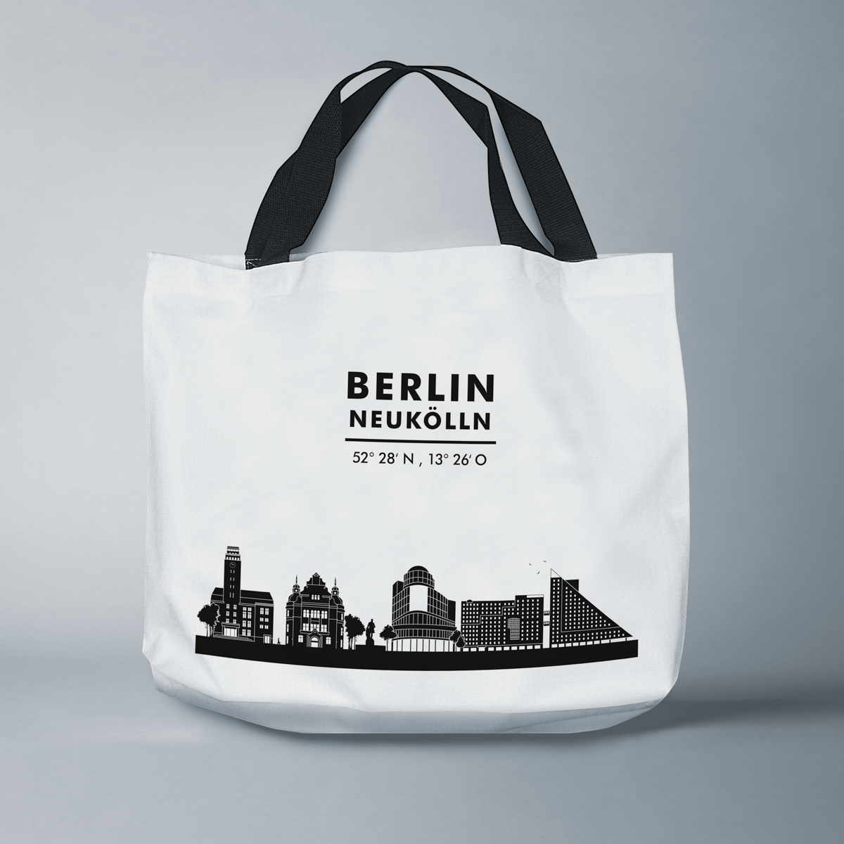 Skyline Berlin-Neukölln Tasche - Silhouette 