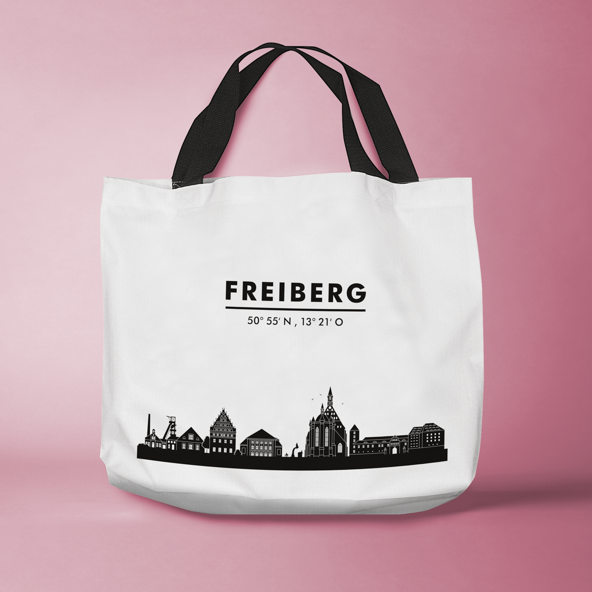Skyline Freiberg Tasche - Silhouette