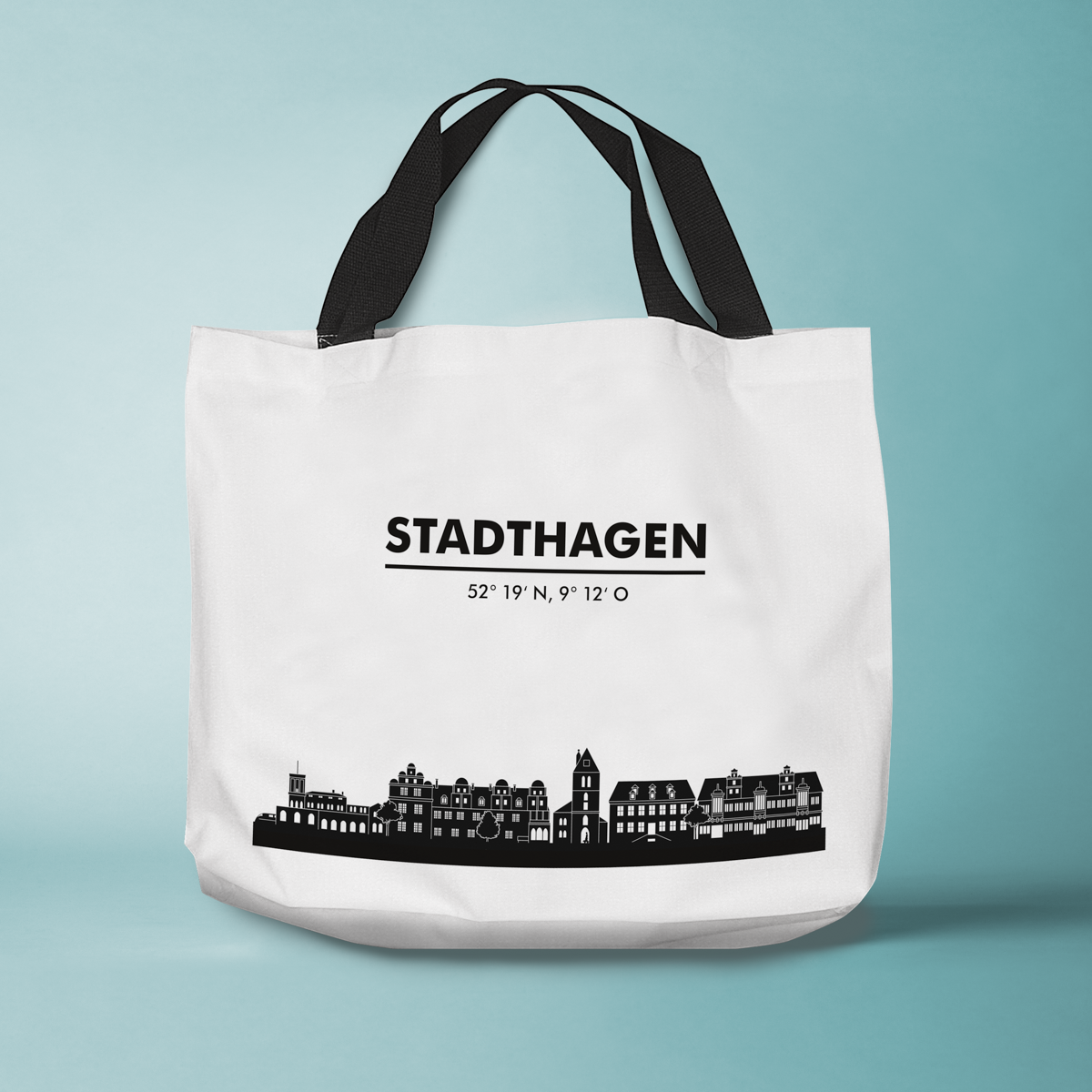 Skyline Stadthagen Tasche - Silhouette   