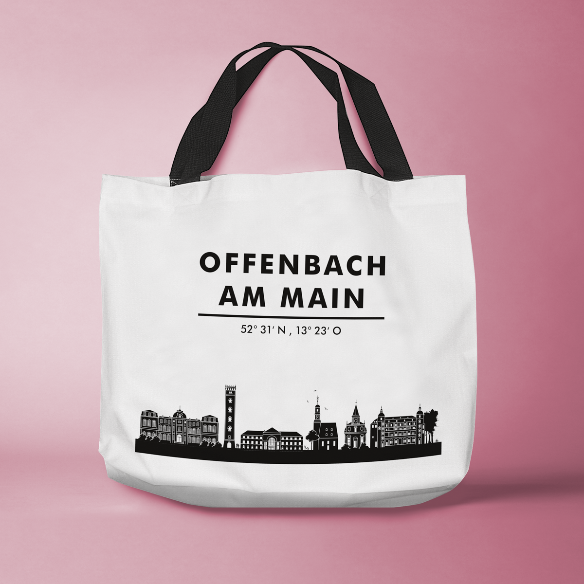 Skyline Offenbach am Main Tasche - Silhouette   