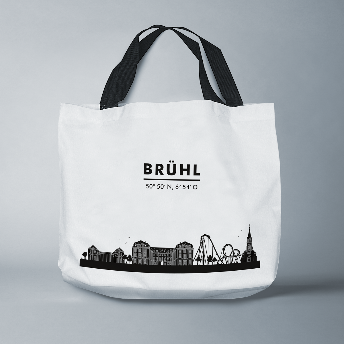 Skyline Brühl Tasche - Silhouette   
